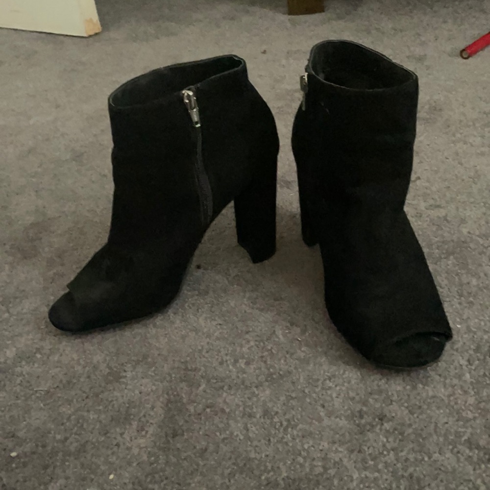 Black merona wedges